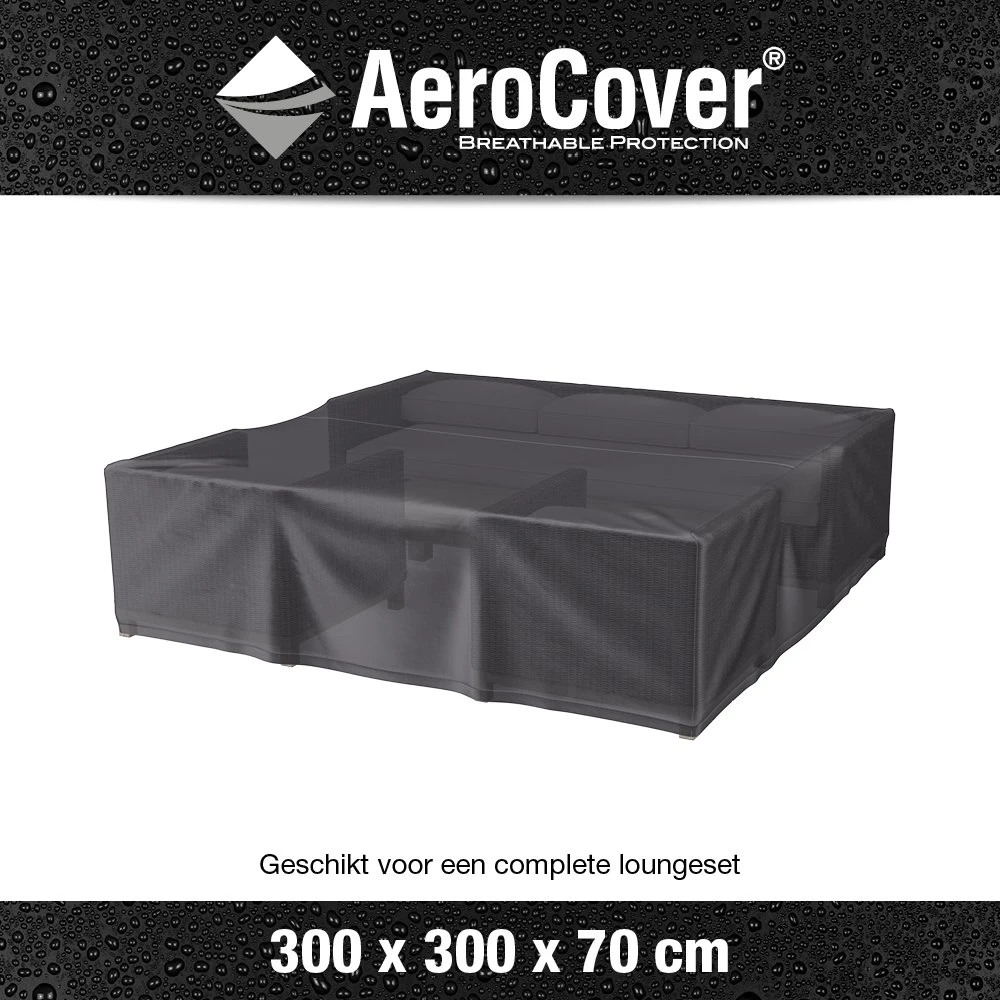 AeroCover Loungesethoes 300 X 300 X 70 Cm 3 AeroCover Loungesethoes 300 X 300 X 70 Cm - Afbeelding 3
