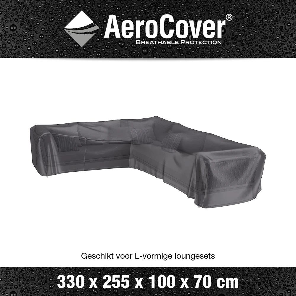AeroCover Loungesethoes Hoekset Links 330 X 255 X 70 Cm 3 AeroCover Loungesethoes Hoekset Links 330 X 255 X 70 Cm - Afbeelding 3