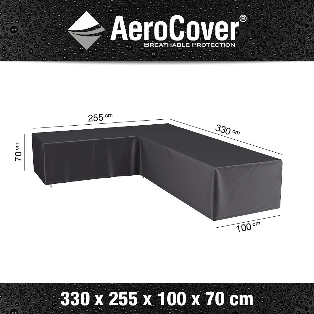 AeroCover Loungesethoes Hoekset Links 330 X 255 X 70 Cm 4 AeroCover Loungesethoes Hoekset Links 330 X 255 X 70 Cm - Afbeelding 4