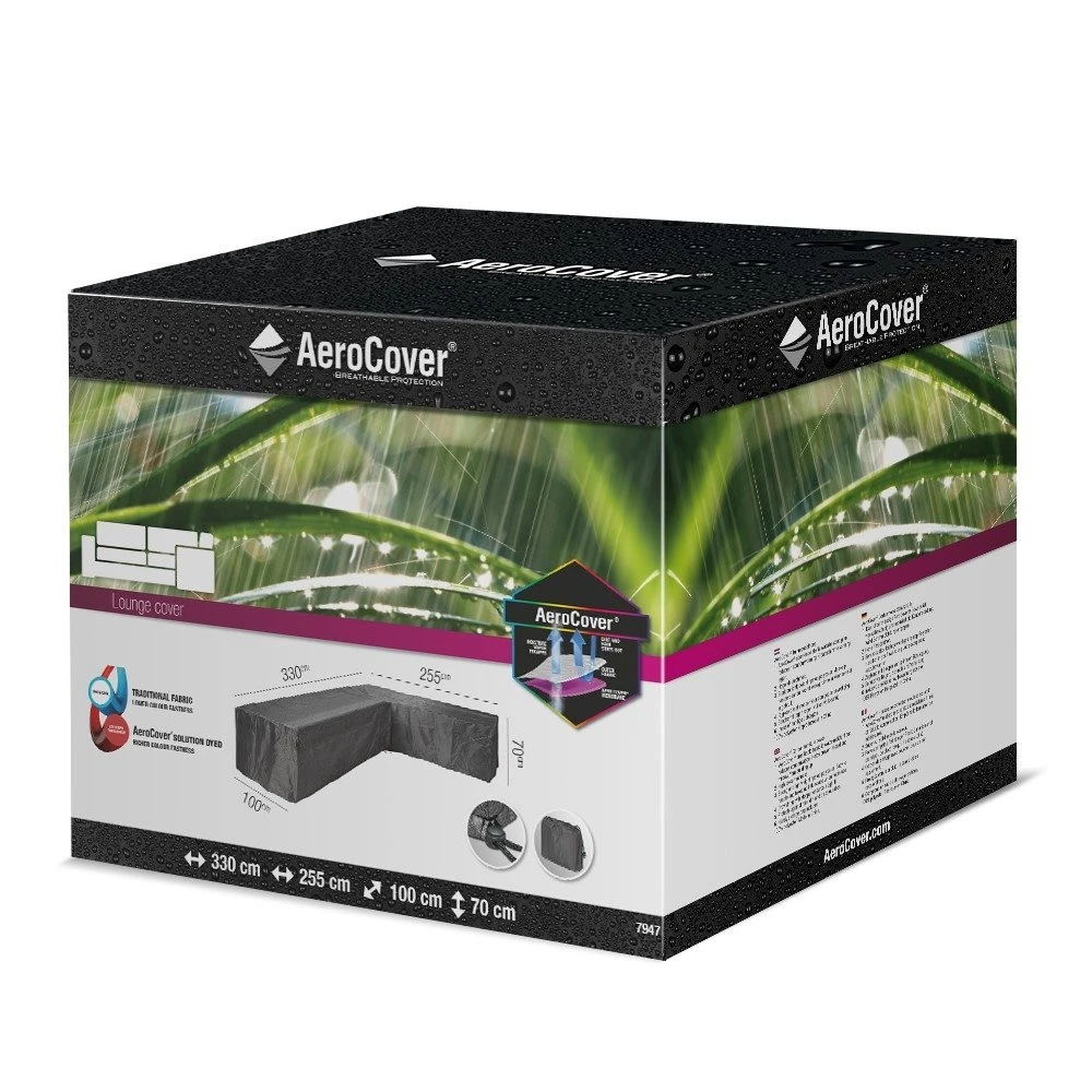 AeroCover Loungesethoes Hoekset Rechts 330 X 255 X 70 Cm 2 AeroCover Loungesethoes Hoekset Rechts 330 X 255 X 70 Cm - Afbeelding 2