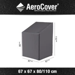 AeroCover Stapelstoelhoes/Gasveerstoelhoes 67 X 67 X 80/110 Cm -Tuin Meubel Verkoop aerocover stapelstoel gasveerstoelhoes antraciet 67x67xh80 1 1000x1000 621e0dbcbb73f l