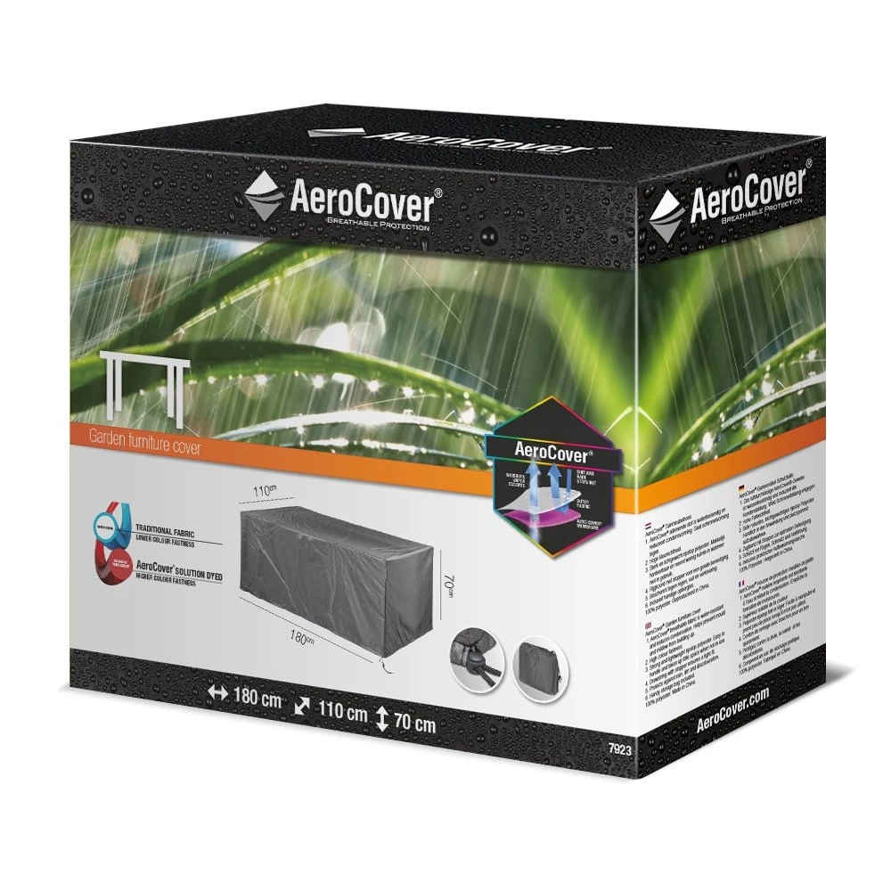 AeroCover Tuintafelhoes 180 X 110 X 70 Cm 2 AeroCover Tuintafelhoes 180 X 110 X 70 Cm - Afbeelding 2