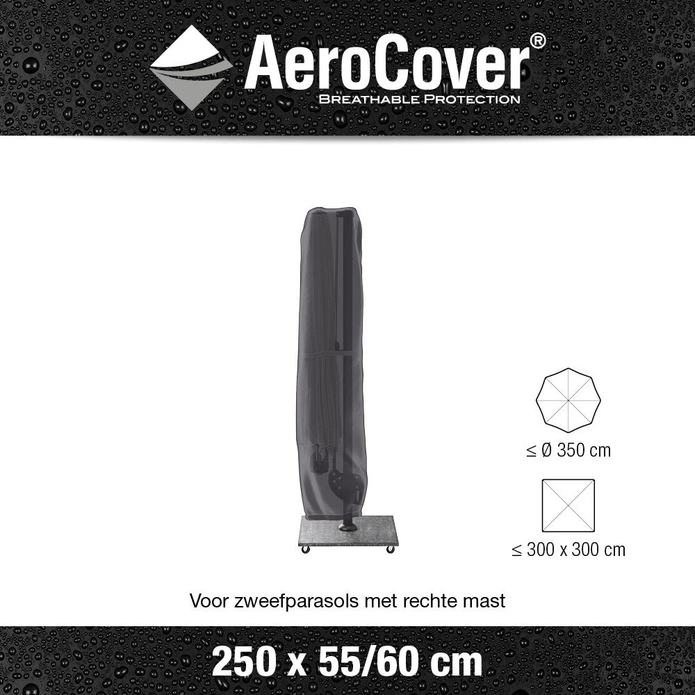 AeroCover Zweefparasolhoes H 250 X 55/60 Cm 3 AeroCover Zweefparasolhoes H 250 X 55/60 Cm - Afbeelding 3
