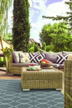 Buitenkleed MESH Dark Grey / White - 180 X 120 Cm -Tuin Meubel Verkoop buitenkleed mesh dark grey white 180 x 120 cm 533x800 624ae3f76cae5 l