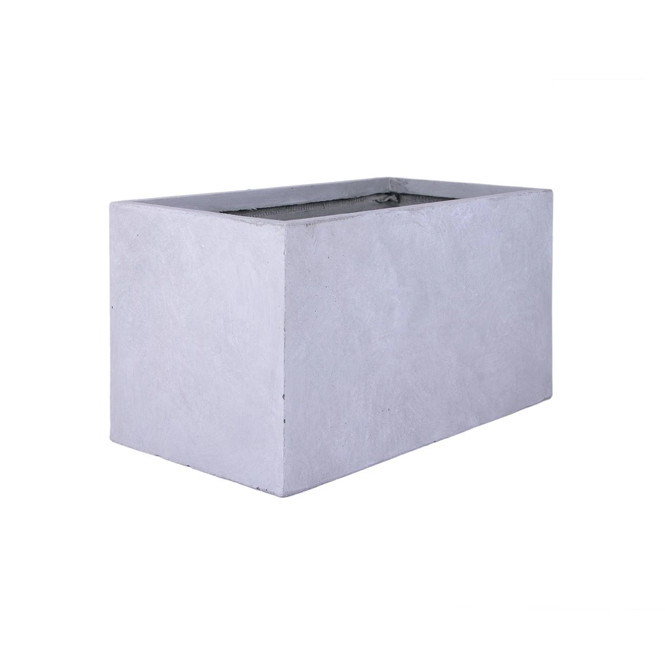 Fibre Clay Bak Rechthoek 60x30x30 - Lichtgrijs 2 Fibre Clay Bak Rechthoek 60x30x30 - Lichtgrijs - Afbeelding 2