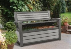 Keter Hudson Opbergbank 260L Grafiet -Tuin Meubel Verkoop keter hudson opbergbank 260l grafiet 800x555 62738fe4b8a5d l
