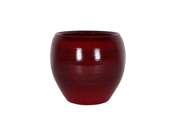 Pot Cresta Donkerrood D28 H25 1 Pot Cresta Donkerrood D28 H25