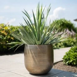 Pot Rowen Gold D38 H35 -Tuin Meubel Verkoop pot rowen gold d38 h35 1000x1000 6427f744cce69 l